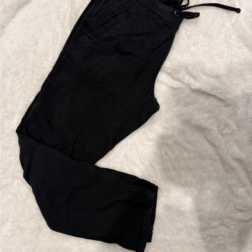 James Perse Charcoal Drawstring Trousers